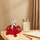 thumbnail image 3 of Hucha pequeña con forma de cerdito, regalo de cumpleaños, juguete infantil con forma de animal, caja para guardar cosas chico rojo, 3 of 9