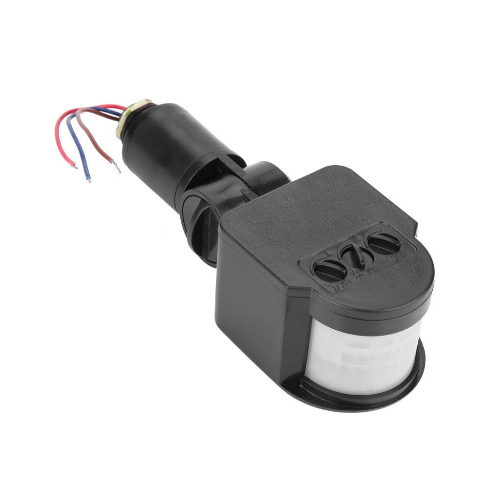 Body Motion , Sensitive Practical Reliable Black Motion Sensor Detector, Energy-Saving Lamps Fluorescent Lamp Led Lamp For