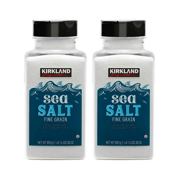 Kirkland Signature Pure Sea Salt, 30 oz 2PK