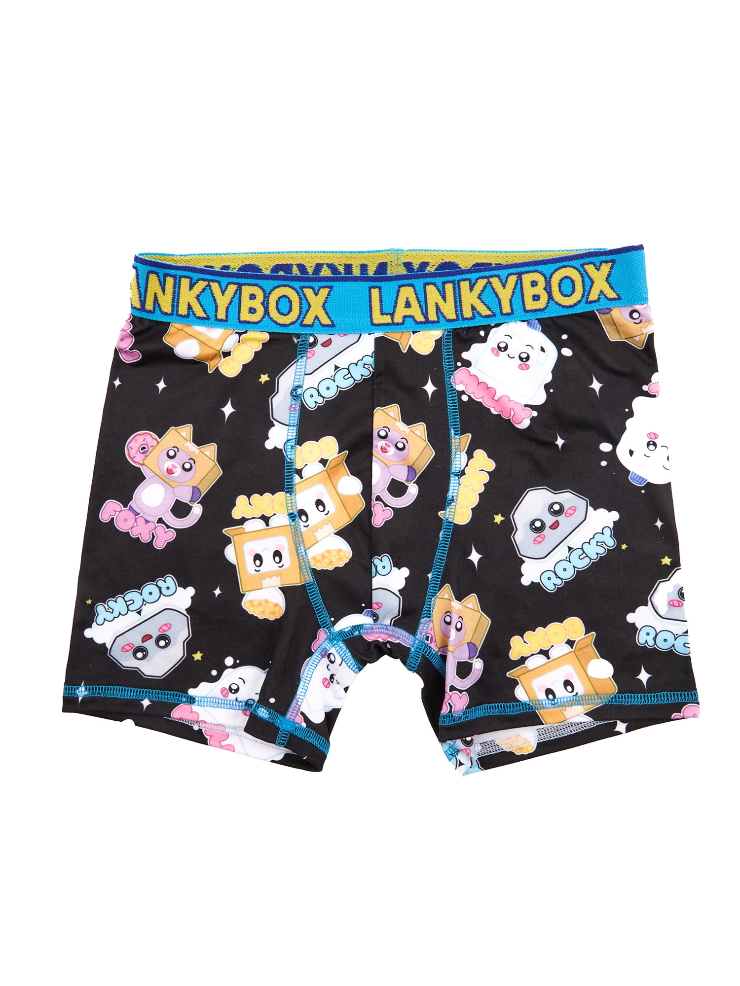 Lanky Box Boys Boxer Brief Underwear, 4-Pack, Sizes XS-XL