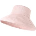 thumbnail image 6 of CoCopeaunts Classic Wide Brim Bucket Hat Women Summer Outdoor Travel Fisherman Hat Ladies Casual Sun Protection Beach Hats, 6 of 8