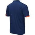 thumbnail image 3 of Men's Colosseum Navy Virginia Cavaliers Santry Lightweight Polo, 3 of 3