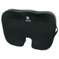 thumbnail image 2 of FOMI Extra Wide and Thick Firm Coccyx Seat Cushion | 20” x 16” x 3.5” | Large Black Orthopedic Memory Foam Pad for Car or Truck Seat, Office Chair, Wheelchair | Back Pain Relief, 2 of 5