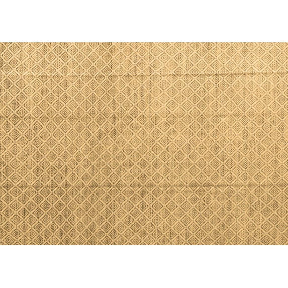Ahgly Company Indoor Rectangle Solid Brown Modern Area Rugs, 7' x 9'