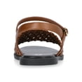 thumbnail image 3 of Weekend Academy Girls Faux Leather Woven Sandals, 3 of 6