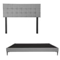 thumbnail image 1 of Base de cama Slim King Size DICASA Cabecera Catania Gris, 1 of 6