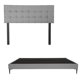 thumbnail image 1 of Base de cama Slim King Size DICASA Cabecera Catania Gris, 1 of 6