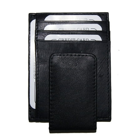 United Leather Money Clip Improving Lifestyles Leather Black Magnetic Money Clip Window ID FREE Organza Gift Bag. SUN2892CFBK ()