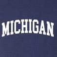 thumbnail image 6 of Wild Bobby State of Michigan College Style Women Tri-Blend Racerback Tank Top, 6 of 6