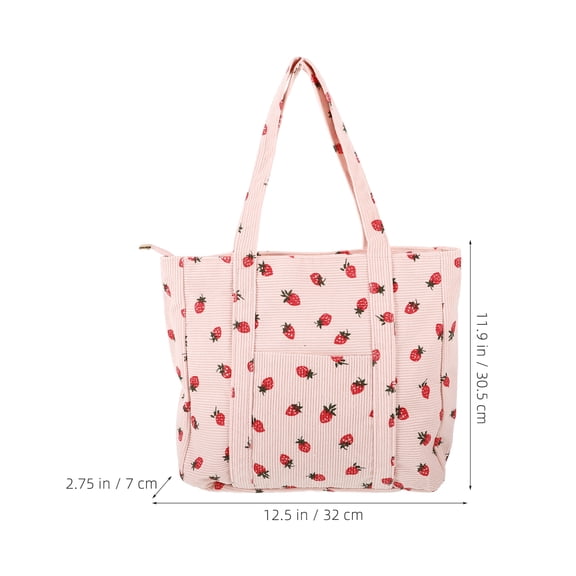 HONMEET Satchel Bags Women 1Pack Pink Canvas For Carrying Books And Daily Use