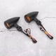 thumbnail image 5 of 1 Pair Retro Style Motorcycle Modification LED Turn Signal Indicator Lights for Yamaha/ Honda / Kawasaki, 5 of 5