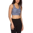 thumbnail image 3 of Reebok Women's Renew Longlined Printed Sports Bra with Removable Cups, 3 of 4