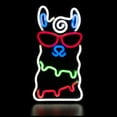 thumbnail image 4 of Northlight LED Alpaca Neon Lighted Wall Art - 15.5" - Multicolor, 4 of 7