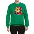 thumbnail image 2 of Wild Bobby Dean Russo A Dog Wags Its Tail With Its Heart Gratitude Pitbull Dog Lover Unisex Crewneck Graphic Sweatshirt, Kelly, 4X-Large, 2 of 5