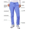 thumbnail image 3 of Adar Addition Scrubs For Women - Skinny Leg Cargo Drawstring Scrub Pants, 3 of 7