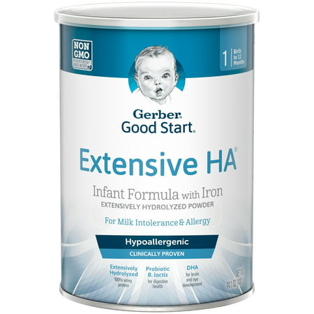 Gerber Extensive HA Hypoallergenic Powder Infant Formula with Iron, 14.1