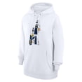 thumbnail image 2 of Women's G-III 4Her by Carl Banks White Indiana Pacers Basketball Girls Fleece Pullover Hoodie, 2 of 3