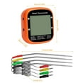 thumbnail image 3 of Grill Thermometer,Dual Probes Thermometer With Dual Probes Alarm Thermometer Bbq Meat Thermometer With App With Alarm Standable And Stand Probes Thermometer App Thermometer With Dual, 3 of 7