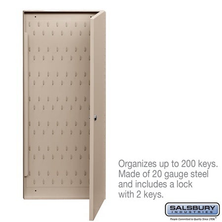 100 Key Cabinet - Salsbury Industries 1010 Key Cabinet - with (2) Keys