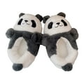 thumbnail image 5 of Warm Winter Slippers for Women Home Shoes Casual Animal Cartoon Nonslip Plush Slippers Furry Panda Slippers for Winter Girls , 27cm, 5 of 7