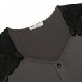 thumbnail image 5 of MesaSe Ladies New Lace Stitching Solid Color Nightgown Plus Size Pajamas, 5 of 5