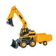 thumbnail image 2 of Juego de excavadora Bulldozer, vehículos de construcción realistas, plástico duradero, para niños de 4 años, juego interactivo, herramientas de simulación, aprendizaje STEM, ingeniería,, 2 of 8