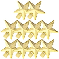 WEUVEB 10pcs Tree Star Topper Ornament Plastic for Christmas Holiday Decoration