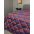 thumbnail image 2 of Abstract Down Alternative Comforter, Geometric Shapes in Squares Vintage Feel Retro Groovy Feels Print, Microfiber Quilt for All Season, 5 Sizes, Vermilion and Multicolor, by Ambesonne, 2 of 3