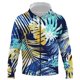thumbnail image 1 of Sudadera con capucha informal con cremallera para hombre, ropa de abrigo de gran tamaño, abrigo con estampado abstracto, para primavera y otoño, 1 of 6