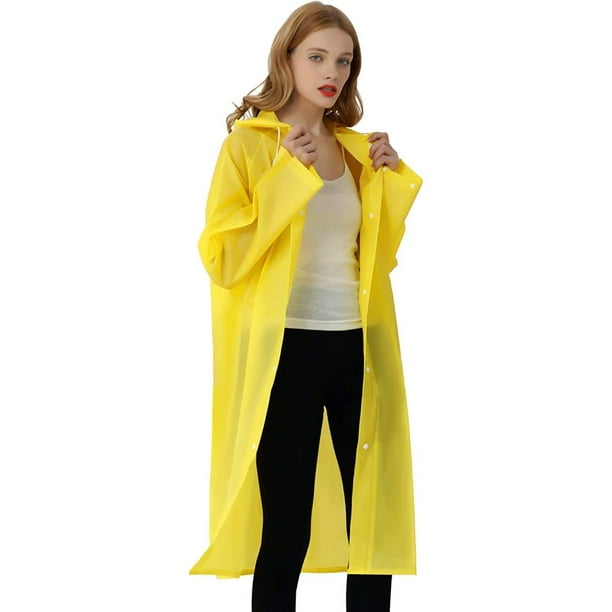 Chubasquero EVA para viajes, poncho de lluvia transparente, accesorios para la lluvia para hombres y mujeres, ropa impermeable, capa para la lluvia, chaqueta impermeable para senderismo, ciclismo,