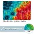 thumbnail image 2 of Tie Dye Polyester Non-Slip Game Mat Area Rug Floor Carpet Machine Washable, 2 of 6