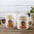 thumbnail image 3 of Happy Thanksgiving Vizsla Welcome Thankful Fall Autumn Pumpkin Mug Vizslas Dog Lover Gifts Idea Coffee Tea Cup - 02021, 3 of 4
