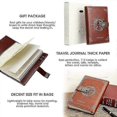 thumbnail image 4 of Lockable Diary Leather DiaryCode Password Code Lock Notebook Secret Diary Writing Notebook, 4 of 5
