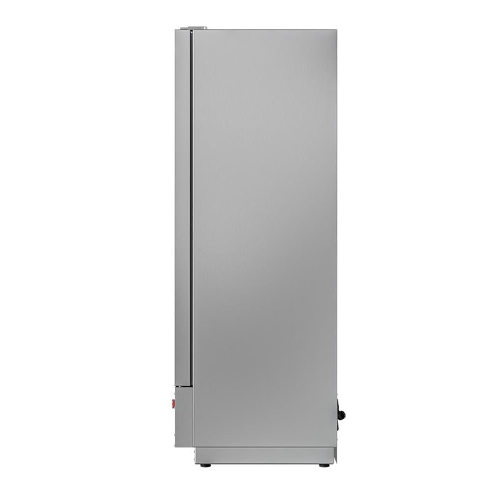 Pemberly Row 25 in. Commercial Stainless Steel 1-Door Reach-In Freezer in Silver