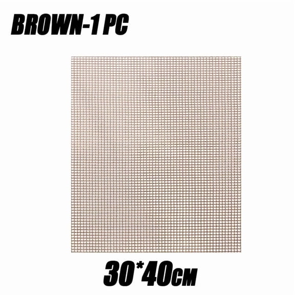 BBQ Grill Mesh Mat 12x16 Inch, Nonstick Steel Wire Barbecue Grate for Outdoor Charcoal Gas Grilling