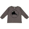 thumbnail image 3 of Inktastic Future Piano Player Boys or Girls Long Sleeve Toddler T-Shirt, 3 of 5