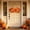 B, variant on Fall Crop Simulation Flower And Leaf Wall Hanging Halloween Thanksgiving Door Hanging Sunflowers Pumpkin Maple Leaves Berry Entrance Wall Decoration