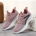 thumbnail image 6 of NexTorq Womens Orthopedic Bowling Shoes，Comfortable Wide Width Mesh Breathable Lightweight Athletic Slip on Sneakers Pink 41, 6 of 9