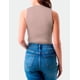 thumbnail image 3 of Blusa básica cuello alto Balam Roman Fashion 0087 Beige, 3 of 3