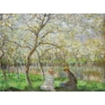 thumbnail image 2 of Monet, Claude 32x25 Gold Ornate Wood Framed with Double Matting Museum Art Print Titled - Spring 1886, 2 of 4