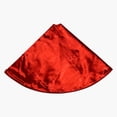 thumbnail image 2 of 60" Red Metallic Tree Skirt, 2 of 2