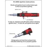 Master Appliance PI-20SiK Butane Soldering Iron Kit, Self-Igniting with Adjustable Temperature