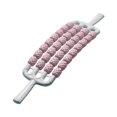 thumbnail image 2 of Masajeador de flexible con rodillo de 4 filas para piernas, ideal para entrenamiento en gimnasios interiores y exteriores. Rosa, 2 of 8
