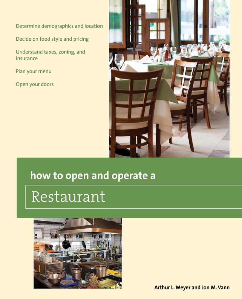 Pre-Owned How to Open and Operate a Restaurant (Paperback) 0762781890 ...