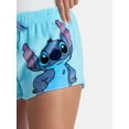 thumbnail image 5 of Disney Women's Stitch Minky Sleep Shorts, 2-Pack, Sizes XS-3X, 5 of 7