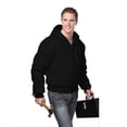 thumbnail image 1 of Tri-Mountain Timberline 4600 Cotton hooded work jacket, 2X-Large, Black/Black, 1 of 2