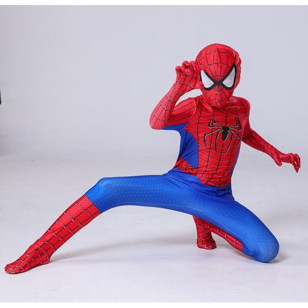 Disfraz de Venom para niños, mono de superhéroe, Spiderman, Spandex, Zentai, Halloween, Cosplay, estilo 3D Fivean unisex