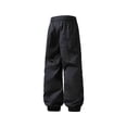 thumbnail image 4 of HOOMEUMY Men's Casual Cargo Straight Leg Mid Tapered Jogger Pants with Zipper Pockets for Modern Wardrobe, 4 of 8