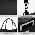 thumbnail image 3 of Bolsos de viaje para mujer, equipaje de mano de fin de semana para mujer, bolso deportivo para gimnasio, bolso de lona para entrenamiento, bolso de hombro para pasar la noche apto para compu, 3 of 5