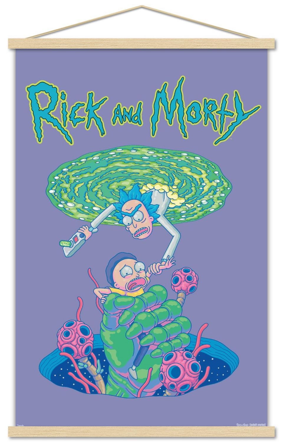 Rick And Morty - Portal Fall Wall Poster